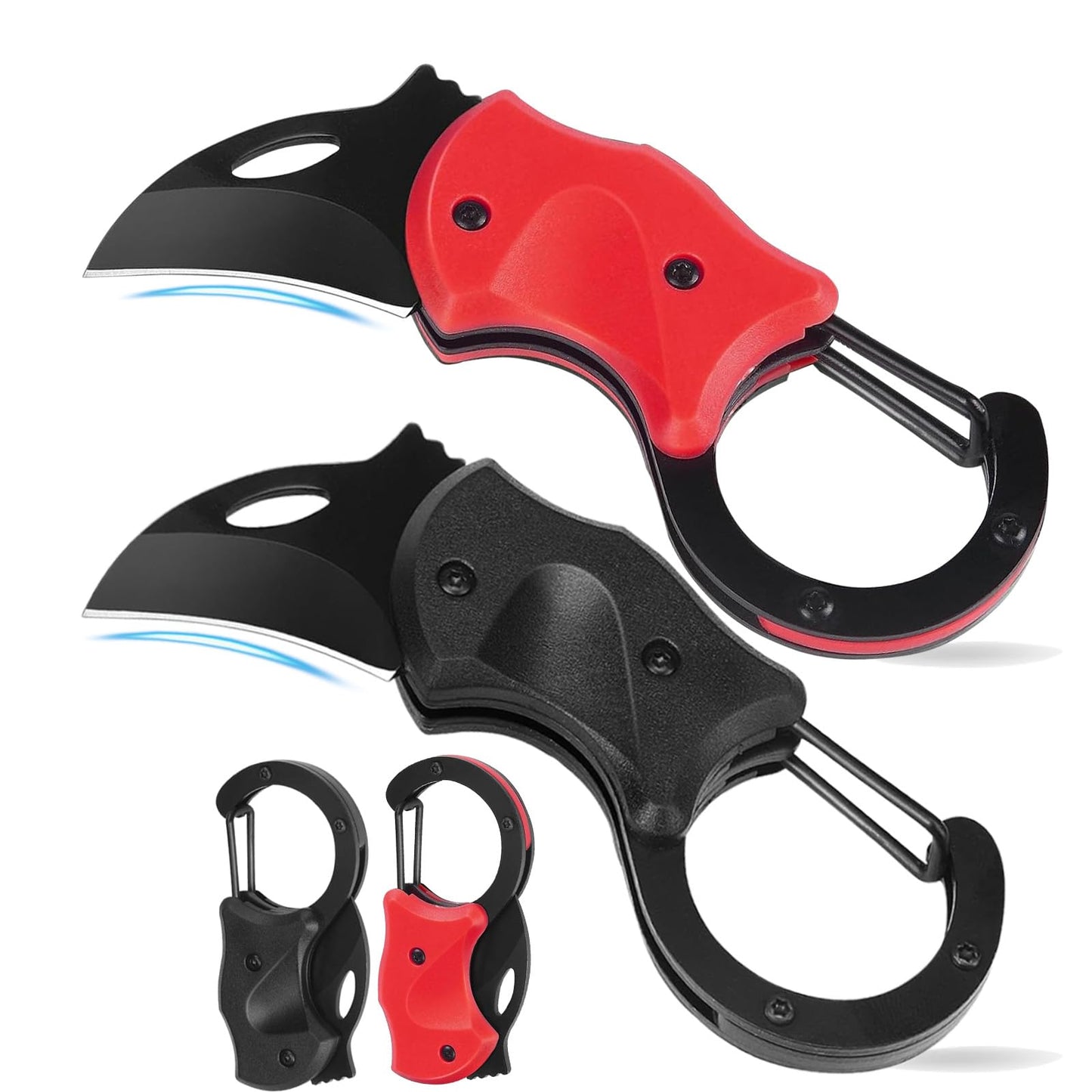EILIKS 2 Pack Small Pocket Knife Fathers Mothers Dad Mom Day Gifts for Men Women from Daughter Wife Husband Son, EDC Knives Anniversary Birthday for Him Her, Cool Gadgets Stocking Stuffers