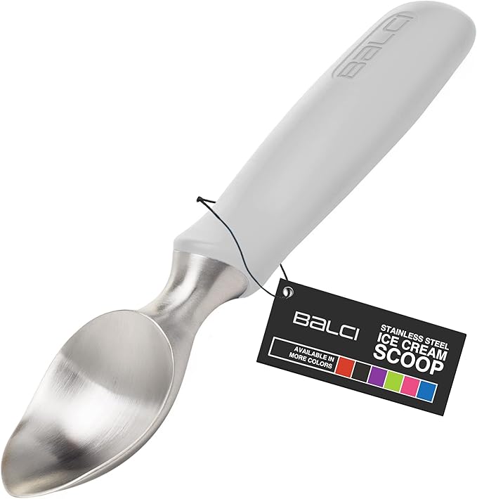 BALCI Stainless Steel Ice Cream Scoop - Black