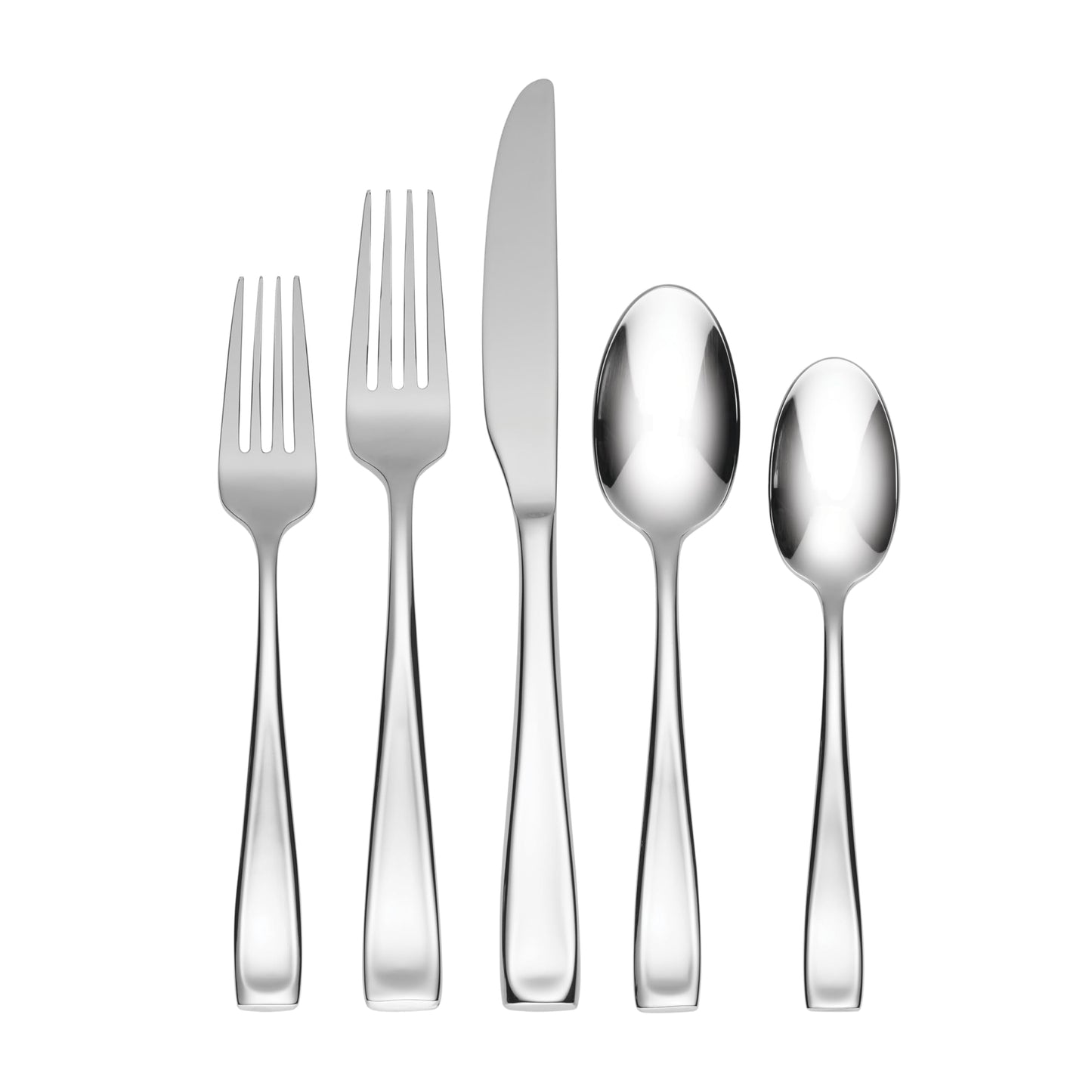 Oneida Moda Dinner Spoons Silverware Set for 4, Flatware