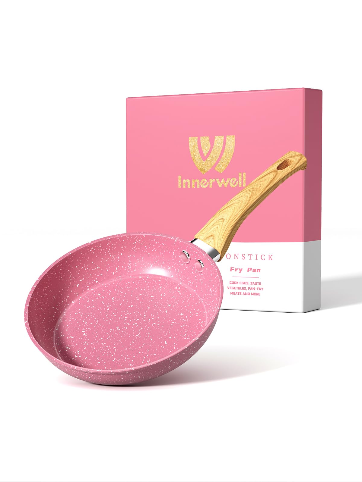Innerwell 8-Inch Nonstick Frying Pan Small Egg Pan Skillet