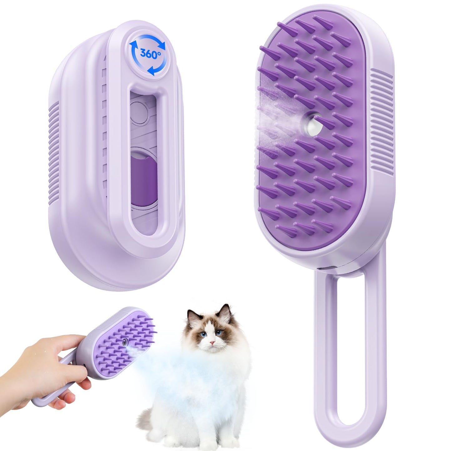 SILVLF Cat Steam Brush