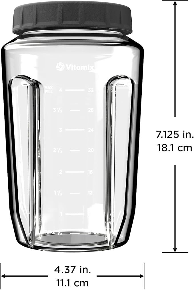 Vitamix Immersion Blending Jar, 32 oz, Dishwasher Safe, BPA-Free Tritan