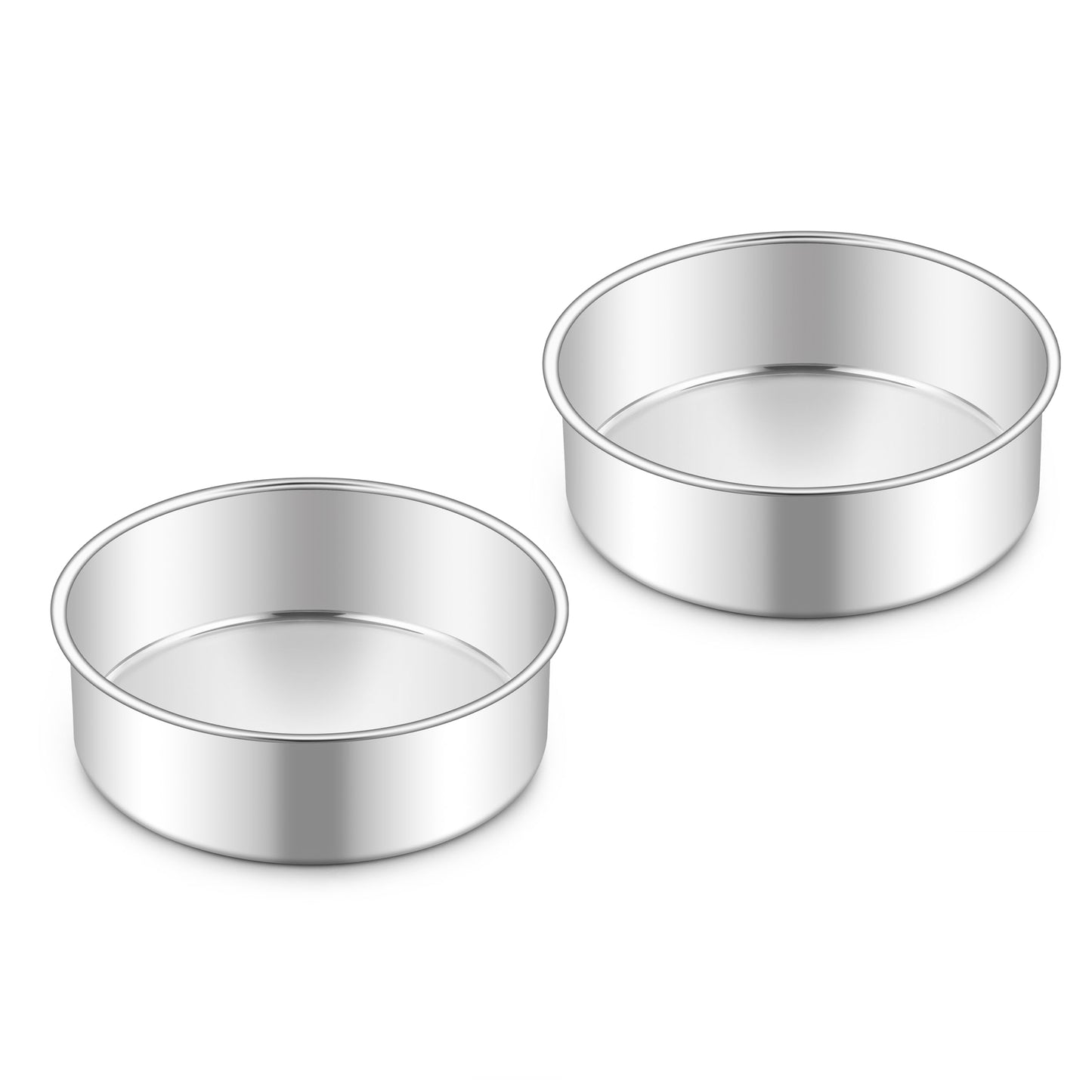 Homikit 4 Inch Round Cake Pan set of 3, Mini Layer Cake Baking Pans
