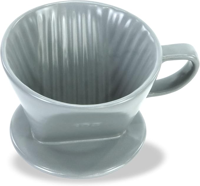 LHUKSGF Pour Over Ceramic, Coffee Dripper Ceramic Coffee Maker,Blue