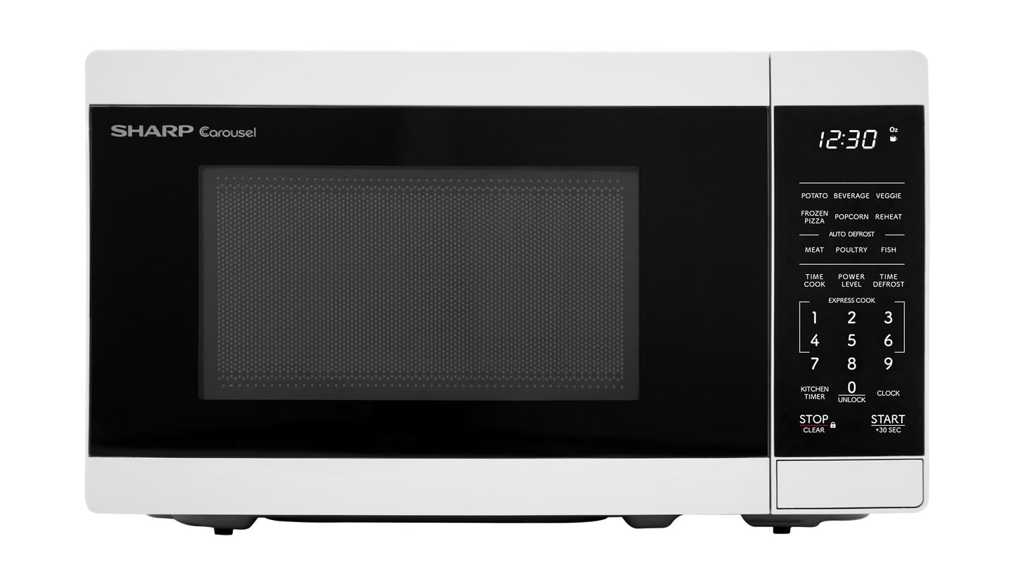 Sharp SMC0760KB 0.7 cu. ft. 700W Black Countertop Microwave Oven
