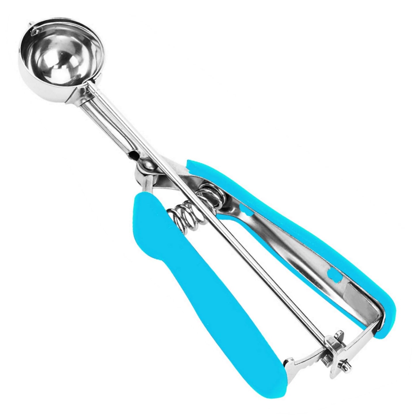 Cookie Scoop, Ice Cream Scoop, 1Tbsp/15 ml/0.5oz Cookie Scoops for Baking, 18/8 Stainless Steel Cookie Scooper for Baking, Cookie Dough Scoop with Non-slip Grip (Red)
