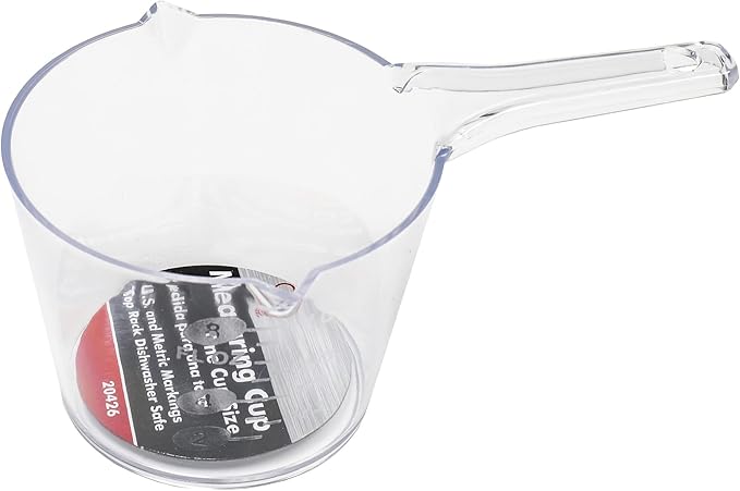 Chef Craft Select Plastic Measuring Cup, 2 Cup Capacity, Clear