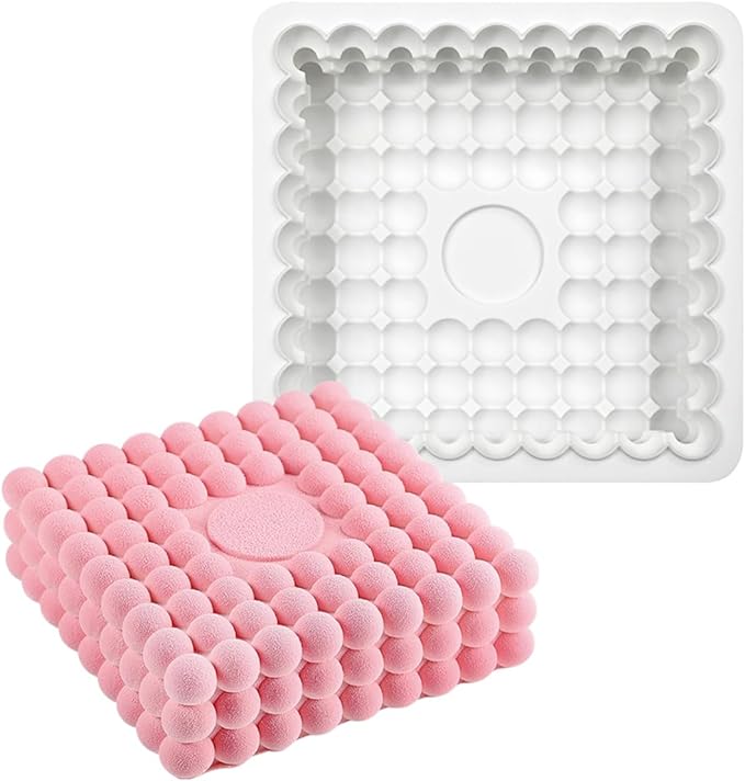 TUKE Silicone Chocolate Candy Molds Non-stick Daisy Flower Silicone Baking Mold BPA Free, Gummy Molds Silicone Candy Mold For Chocolate Cake Jelly Pudding Handmade Soap Mould (Daisy Flower L)