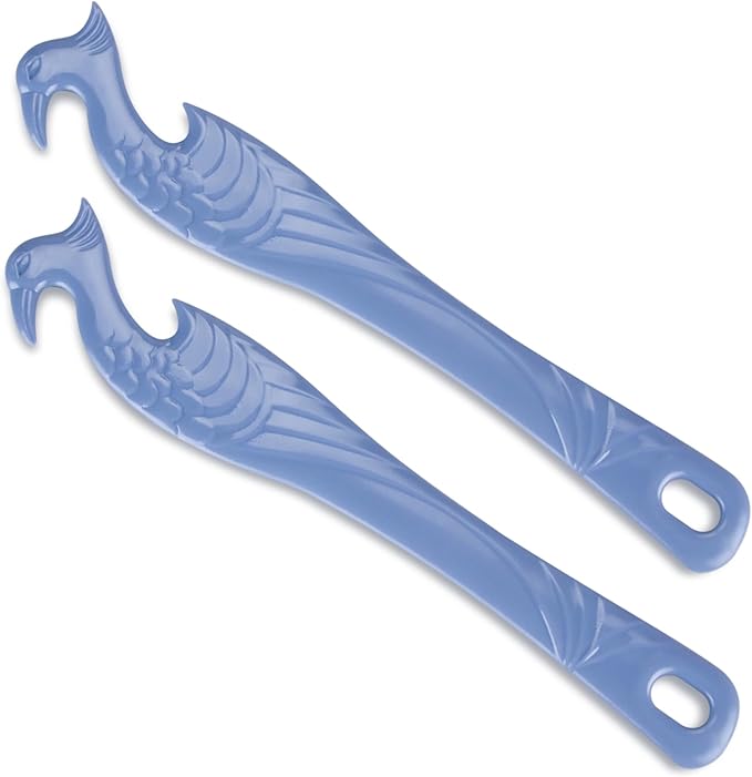 Oven Rack Push Pull Tool 2-Pack (11 Inch) - Longer Handle Suitable for Toaster Oven, air Fryer, Toaster