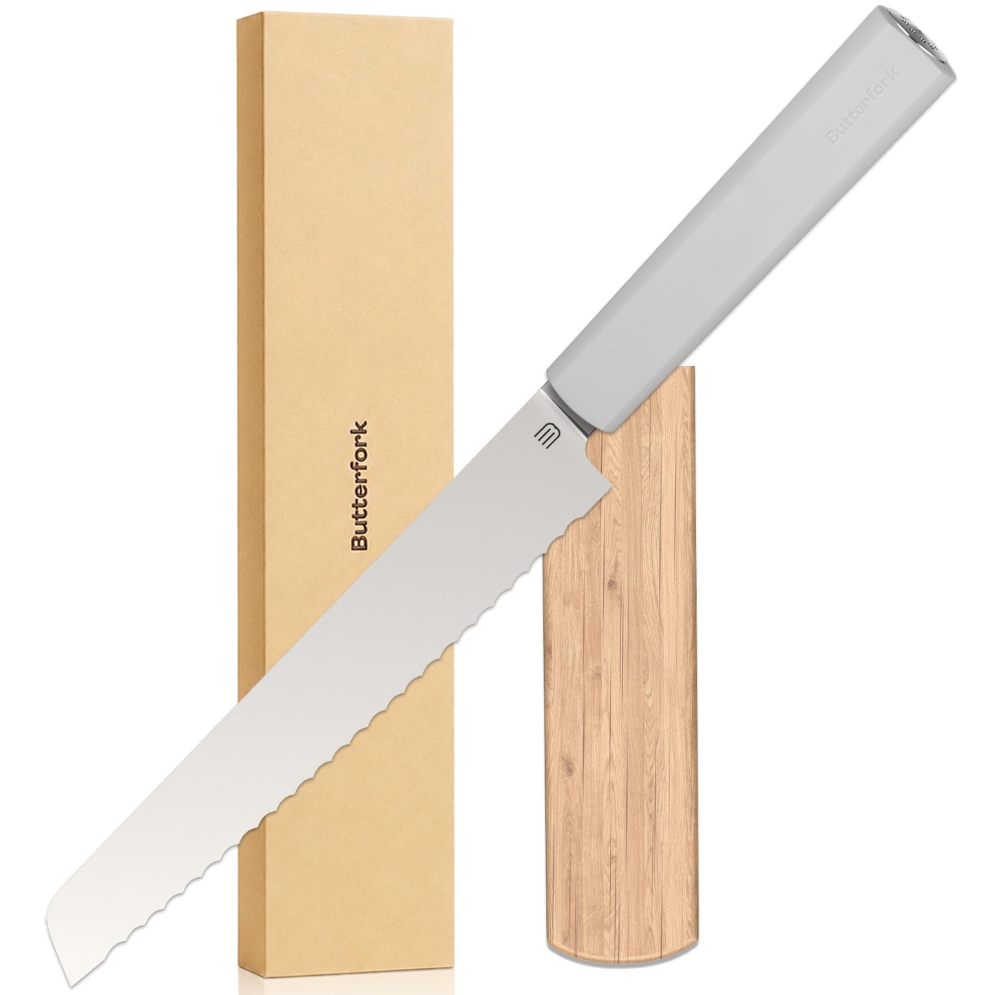 8 Inch Chef Knife, Kitchen Knife with AR-RPM9 Steel & Ergonomic ABS Handle