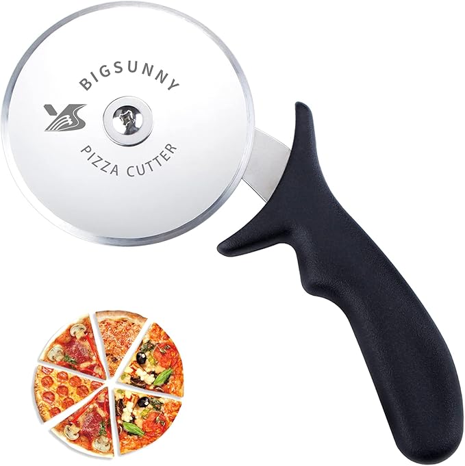 MSY BIGSUNNY Dough Scraper Baking Pastry Cutter Good Grip Pastry Scraper Chopper Stainless Steel Dough Cutter