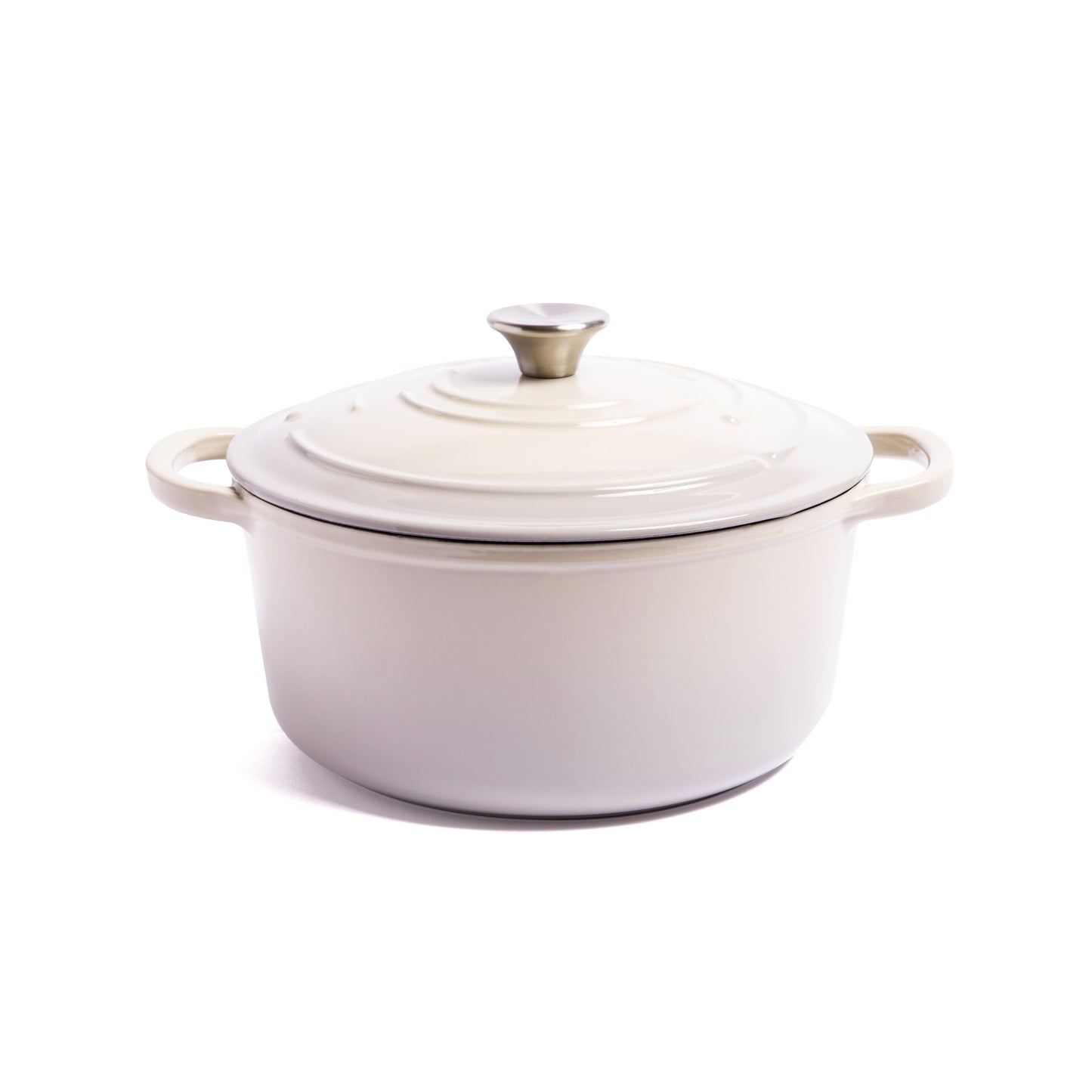 Larder & Vine 5.7 qt Enameled Cast Iron Dutch Oven Pot with Lid, Cabernet