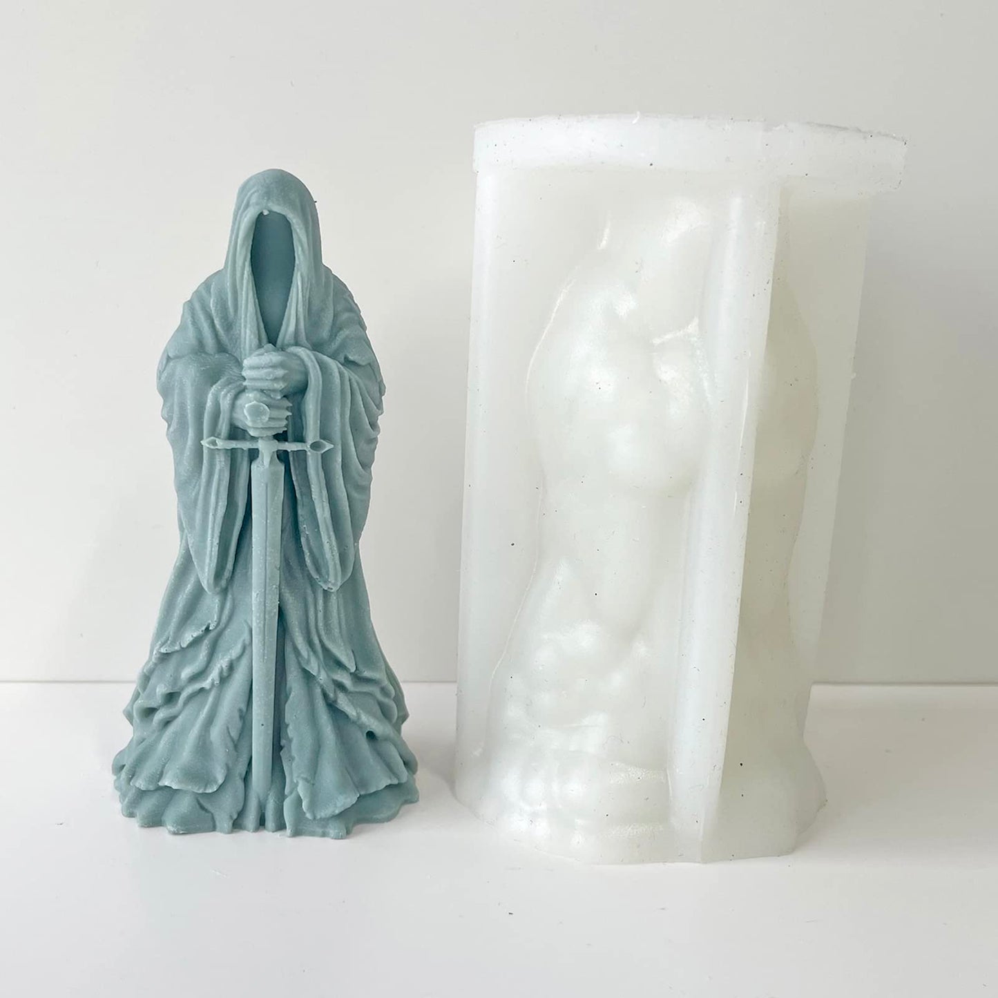 Squirrel Molds Animal Resin Mold - Resin Casting Silicone Molds for Home Decor & Candle Making Wave Spiral Mold