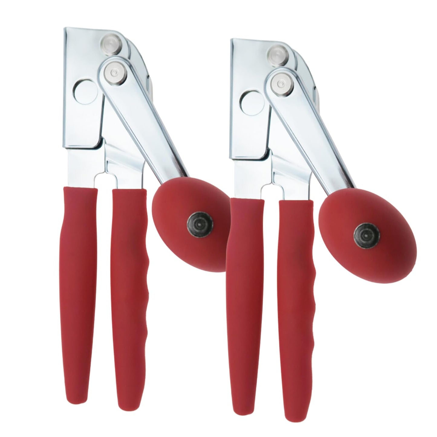 Chef Master Commercial Can Opener Heavy Duty - Manual Hand Crank for Large Cans with Anti-Slip Grip - Stainless Steel Restaurant Can Opener Manual for Seniors, Kitchen, Bars & Food Trucks - 90056