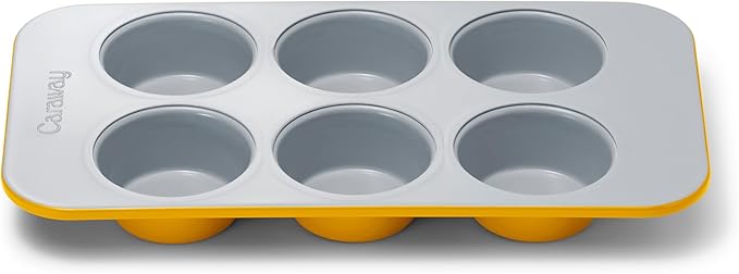 Caraway Non-Stick Ceramic-Coated 12-Cup Muffin Pan Duo