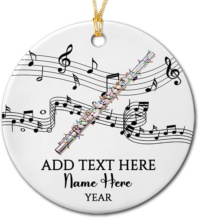 Personalized Drum Set Ceramic Christmas Ornament 2026, Customized Text Year Name Drummer Keepsake Ornaments Gift for Women Men Friend Daughter Son, Drumming Drum Set Ceramic Ornament for Appreciation