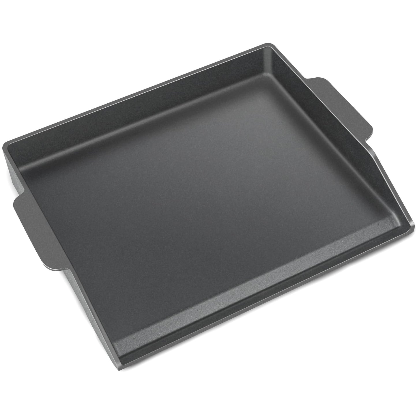 Cast Iron Griddle for Gas Grill Stove Top Plate Universal Flat Griddle Insert Stovetop Skillet Charcoal Electric Range Oven Large Cooking Pan Replacement Outdoor Camp Camping Part 23" x 16"