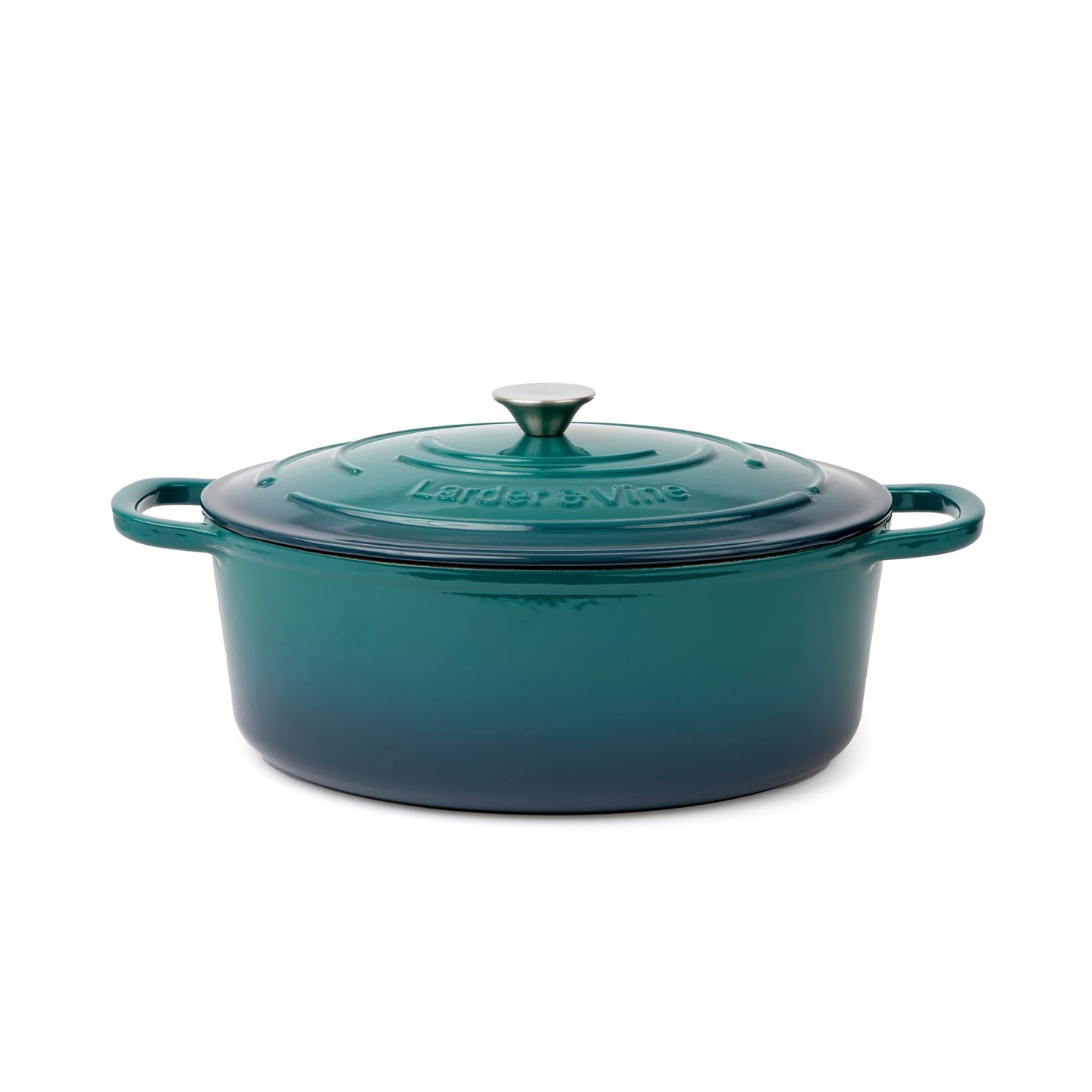 Larder & Vine 5.7 qt Enameled Cast Iron Dutch Oven Pot with Lid, Cabernet