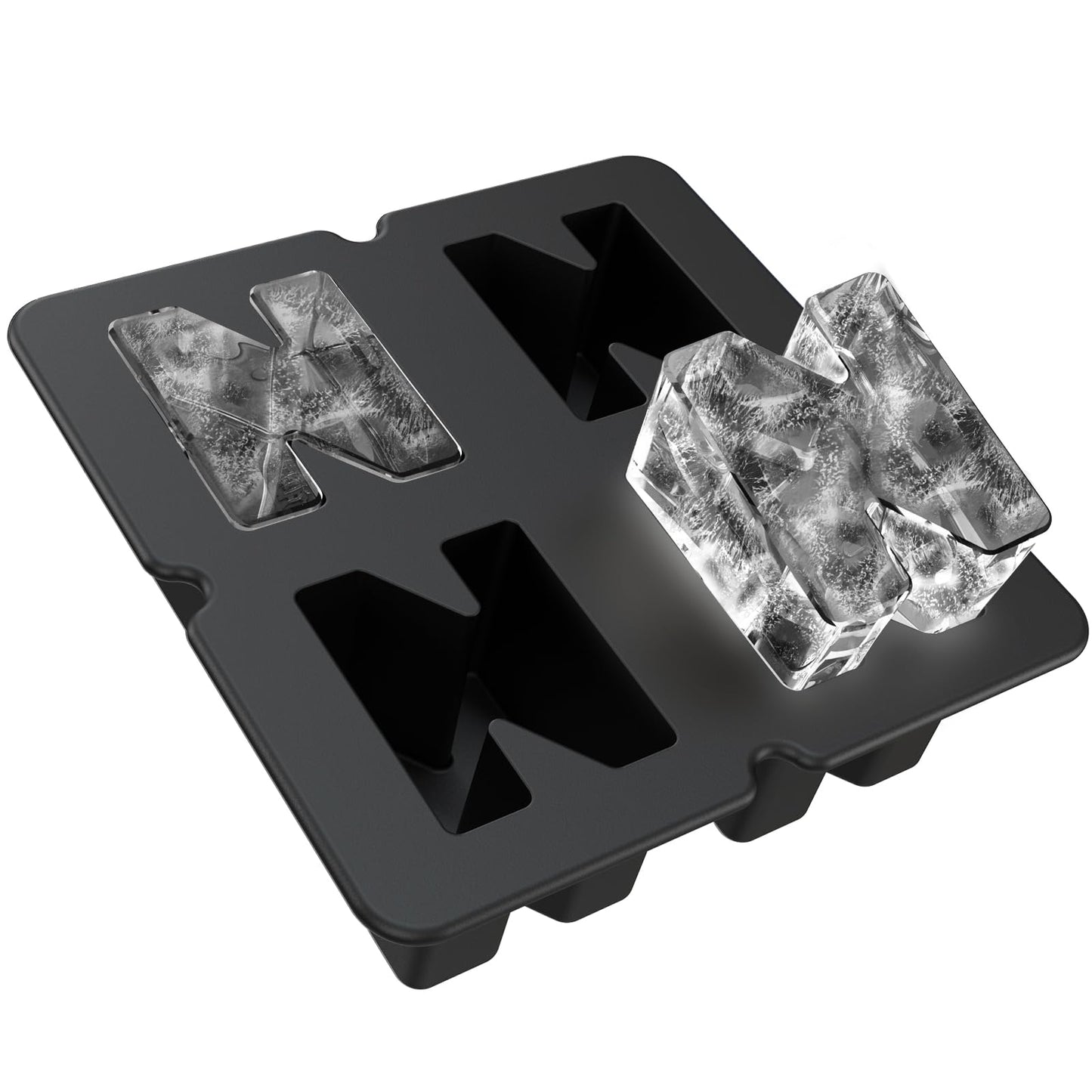 Customized Letter P Ice Cube Mold -Letter Silicone Ice Mold for Custom Ice Cube Mold and Baking Chocolate and Crafting Letter Molds, Ice Cube Molds for Cocktails & Whiskey with Custom Letters