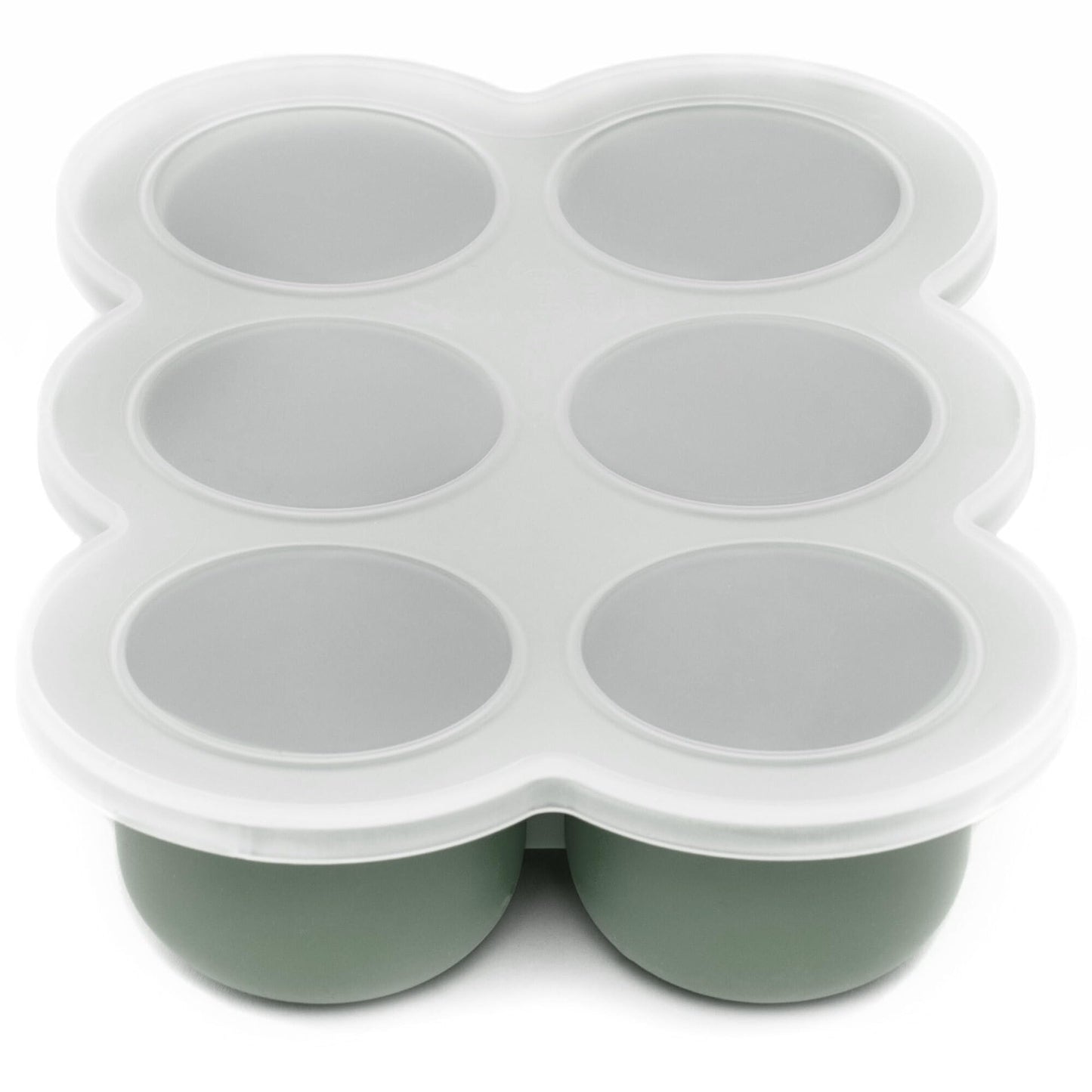 WeeSprout Silicone Freezer Tray with Clip on Lid Perfect Food Storage Container for Homemade Baby Food, Vegetable, Fruit Purees, and Breast Milk (Bright Blue, Ten 1.5 Ounce Sections)