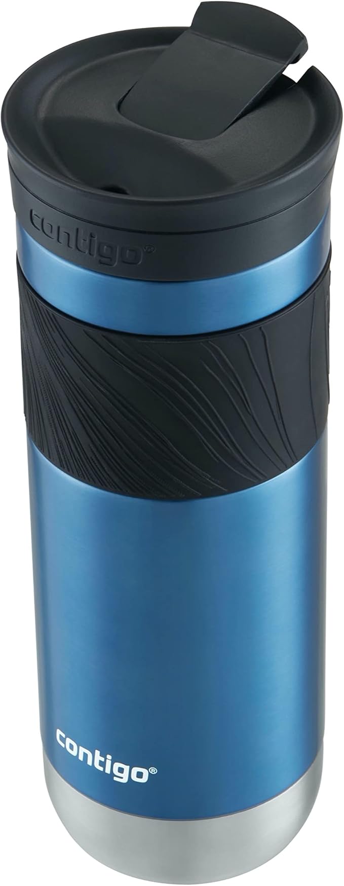 Contigo Byron Vacuum-Insulated Stainless Steel Travel Mug,20oz - Leak-Proof Lid,BPA-Free,Blue Corn - Perfect Reusable Cup for Coffee or Water; hot and cold beverage holder,(Pack of 4)