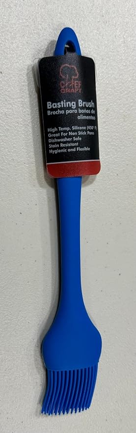 Chef Craft Premium Silicone Basting Brush, 10.25 inch, Green