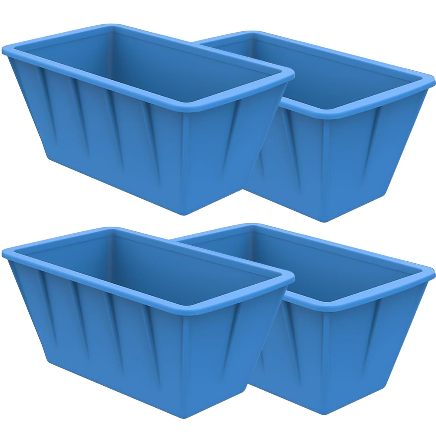 Extra Large Ice Block Molds 4 Pack 32LB for Cold Plunge Tub