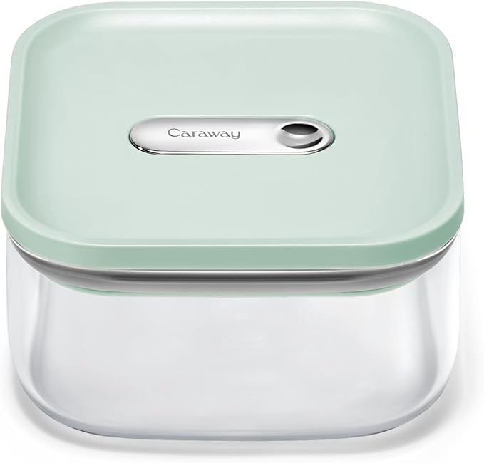 Caraway 4 qt Glass Airtight Food Storage Container with Lid