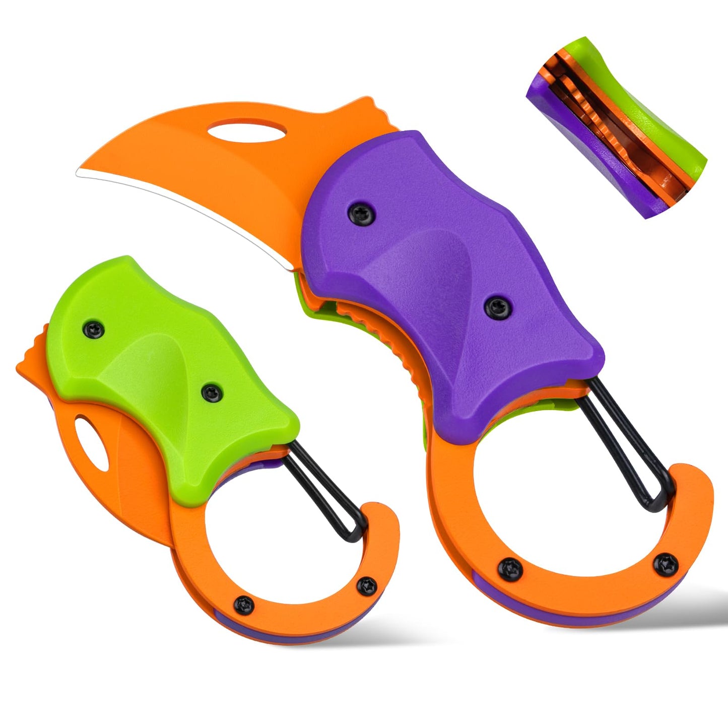 FUNBRO 2 Pack Small Pocket Knife Gifts for Men & Women