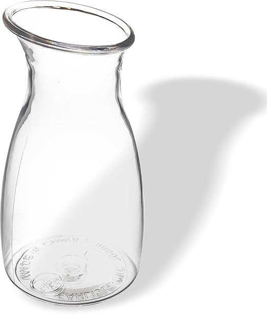 Carlisle Plastic Carafe, 1.5 L, Water, Juice and Wine, Clear