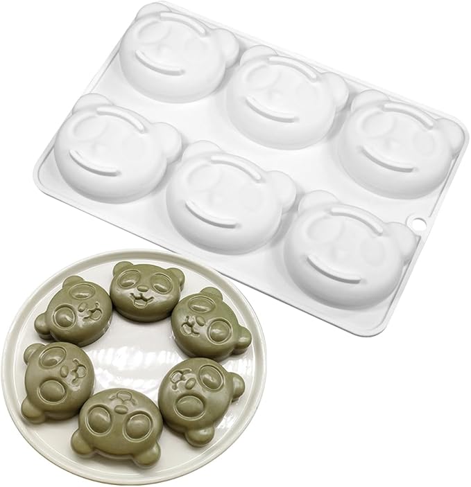 mostsom Silicone Dessert Mold, 6-Cavity Raspberry Pattern Chocolate Mousse Cake Mold, Flexible Baking Mold for Candy, Jelly, Ice Cube (B_ Raspberry)
