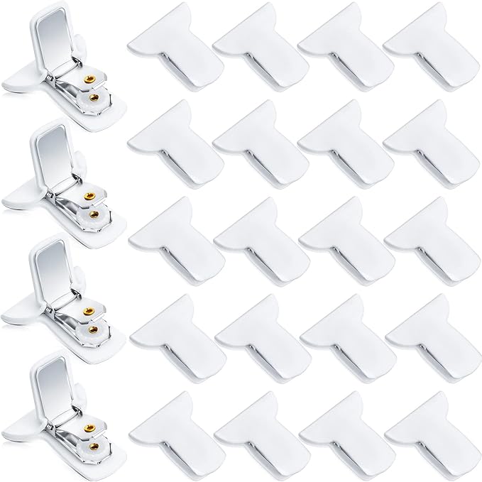 Patelai 24 Pieces Padded Comforter Clips White Duvet Clips Padded Blanket Fasteners to Secure Bedding for Preventing Comforters From Shifting Inside Duvet Cover, Sweet Sleeping