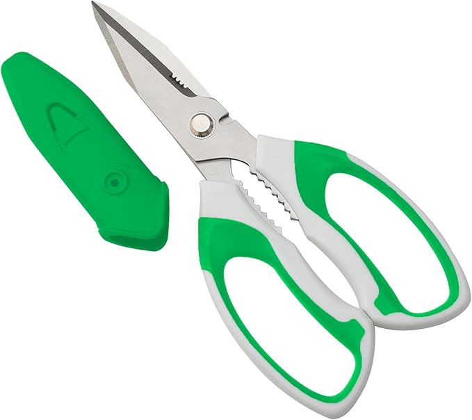 BoFuYuan Utility Scissors All Purpose heavy duty 8-Inch Yellow