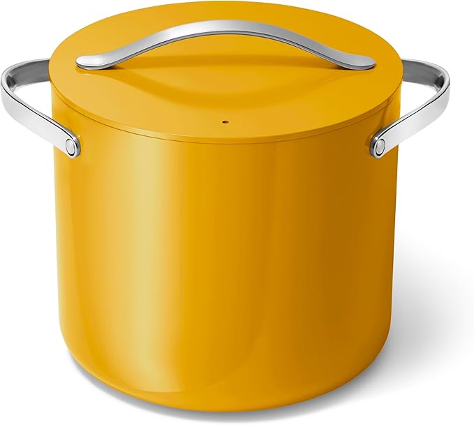 Caraway 12 qt Ceramic-Coated Stock Pot with Lid