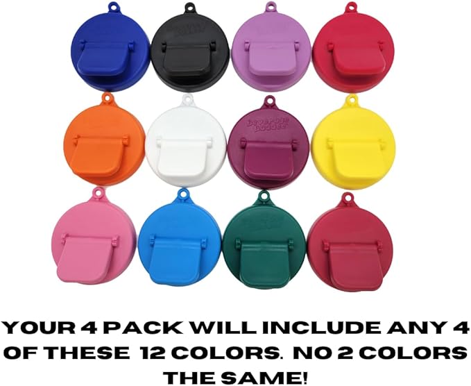 Can Cover - Best Can Cover For Standard Size Soda/Beer/Energy Drink Cans - Made In The USA - BPA-PCB Free - 4 pack (Asst Colors)