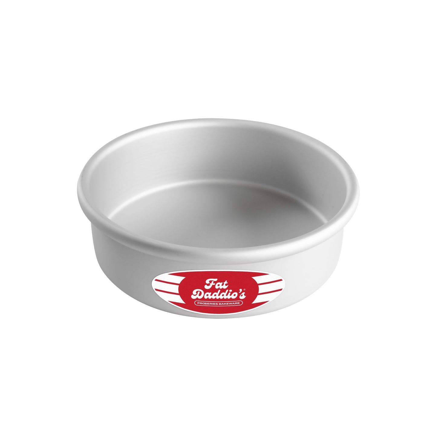 Fat Daddio's Anodized Aluminum Round Cake Pans, 2 Piece Set, 5 x 2 Inch
