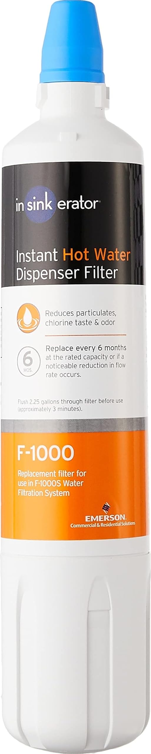 InSinkErator F-2000 Premium Instant Hot Water Dispenser Under-Sink Water Filter Replacement