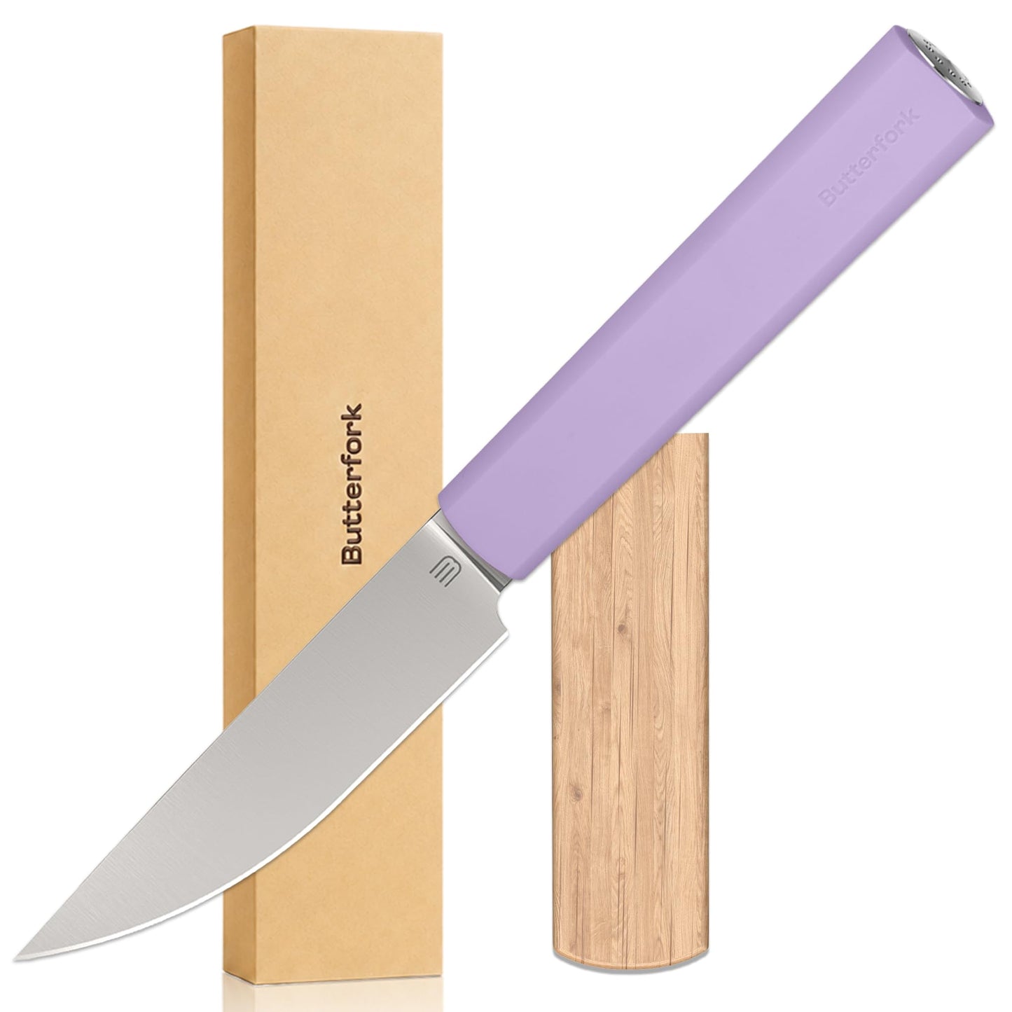 8 Inch Chef Knife, Kitchen Knife with AR-RPM9 Steel & Ergonomic ABS Handle