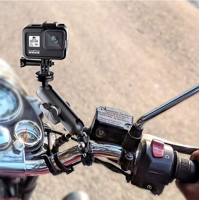 360° Rotating Sports Camera Bracket, Motorcycle Mount