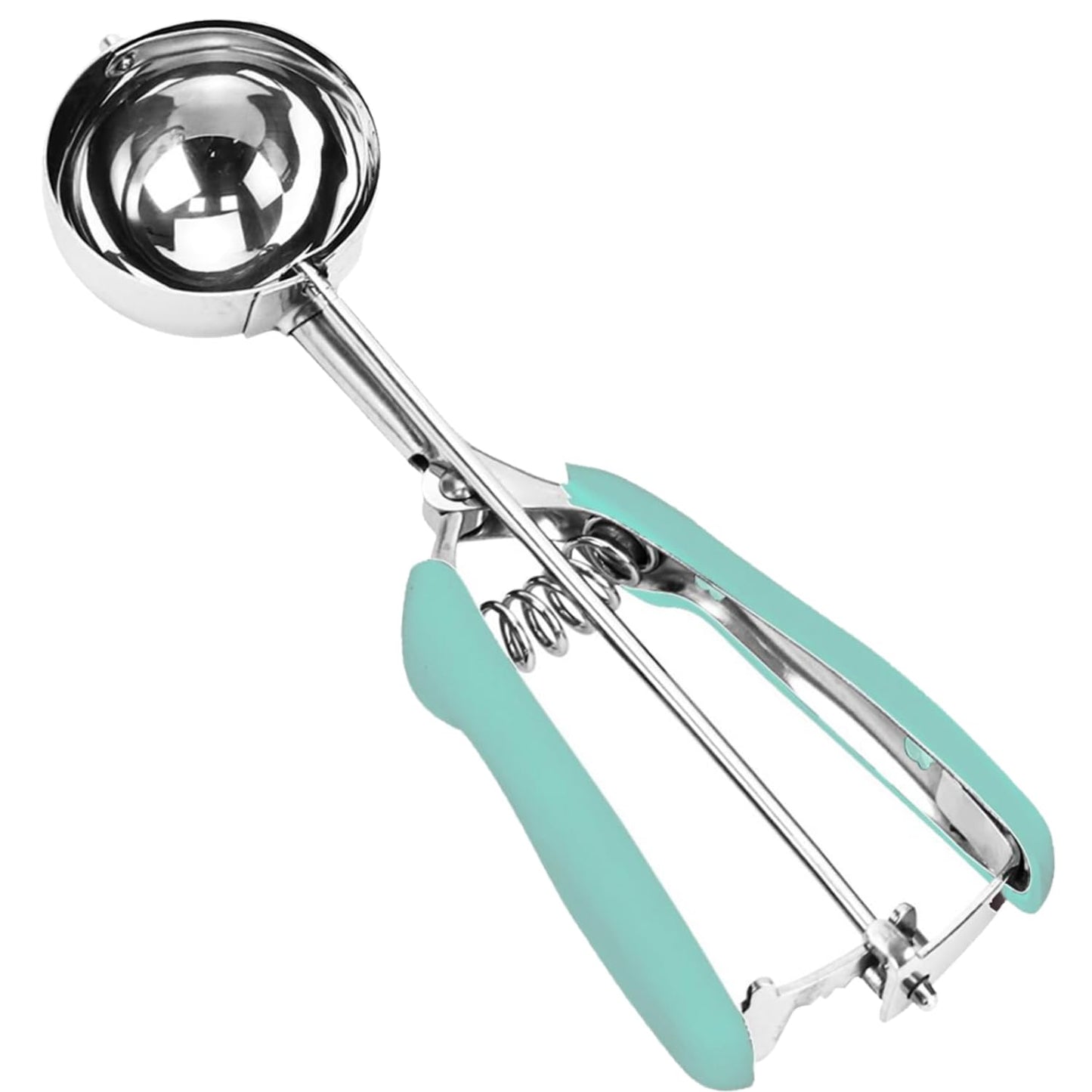 Cookie Scoop, Ice Cream Scoop, 1Tbsp/15 ml/0.5oz Cookie Scoops for Baking, 18/8 Stainless Steel Cookie Scooper for Baking, Cookie Dough Scoop with Non-slip Grip (Red)