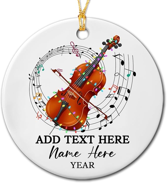 Personalized Drum Set Ceramic Christmas Ornament 2026, Customized Text Year Name Drummer Keepsake Ornaments Gift for Women Men Friend Daughter Son, Drumming Drum Set Ceramic Ornament for Appreciation