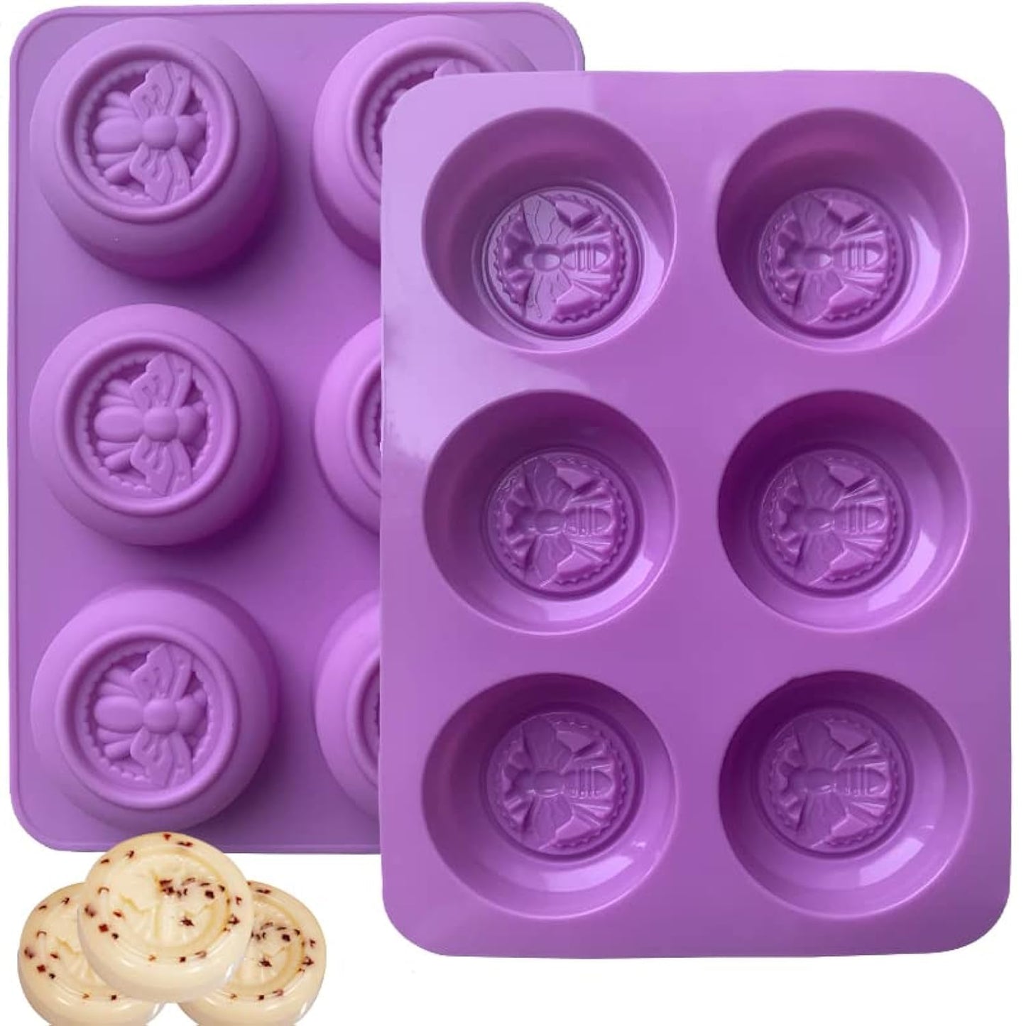 Honeycomb Soap Molds-Silicone Molds for Soap 3D Bee Soap Molds