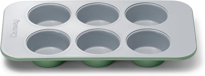 Caraway Non-Stick Ceramic-Coated 12-Cup Muffin Pan Duo