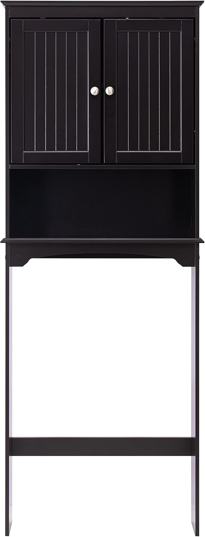 Spirich Over The Toilet Cabinet for Bathroom Storage, Above Toilet Storage Cabinet with Doors and Adjustable Shelves, Espresso