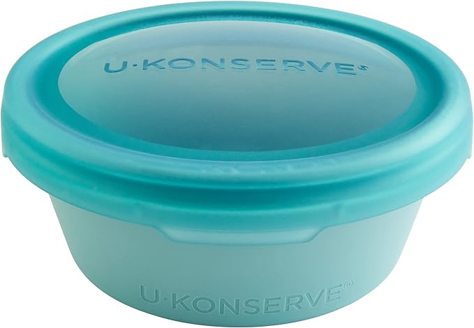 U-Konserve Platinum Silicone Food Container Bento Box 8 oz Night Harvest