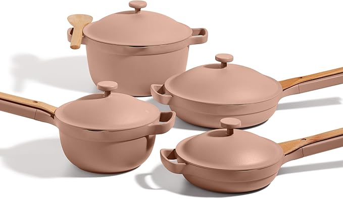 Our Place Cookware Set, 13-Piece Ceramic Nonstick Pots & Pans with Utensils