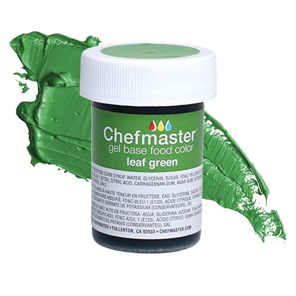 Chefmaster Lemon Yellow Gel Food Coloring | Vibrant Color | Professional-Grade Dye for Icing, Frosting, Fondant | Baking & Decorating | Fade-Resistant | Easy-to-Use | Made in USA | 1 oz
