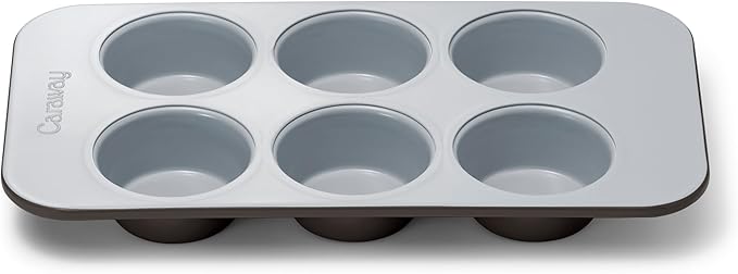 Caraway Non-Stick Ceramic-Coated 12-Cup Muffin Pan Duo