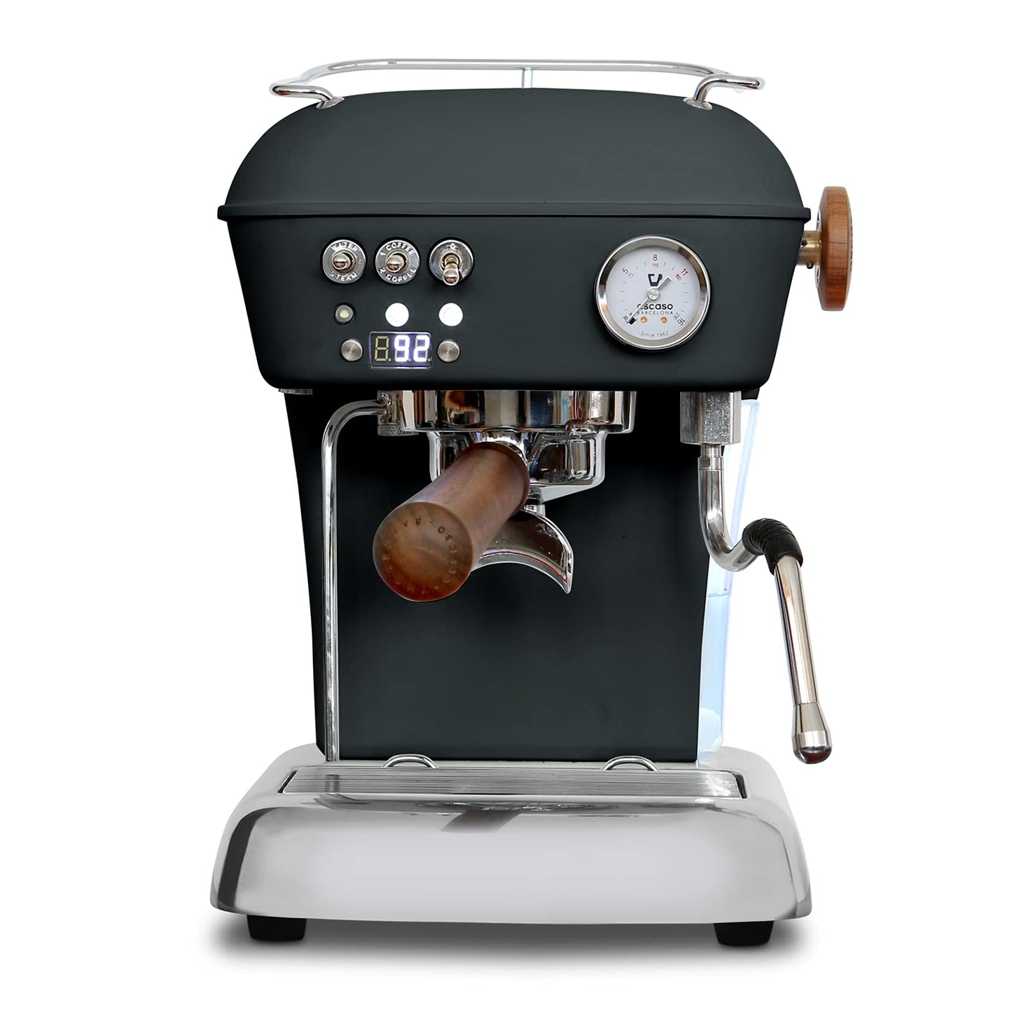 Ascaso Dream PID, Programmable Home Espresso Machine w/Volumetric Controls, 120V (Anthracite)