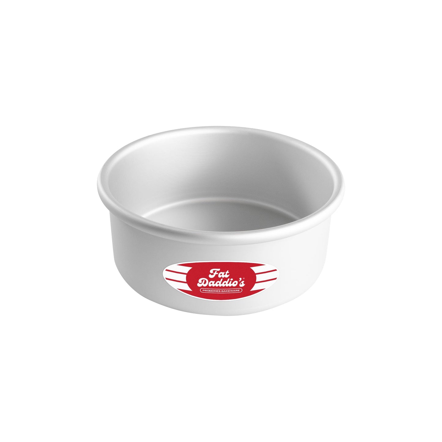 Fat Daddio's Anodized Aluminum Round Cake Pans, 2 Piece Set, 5 x 2 Inch